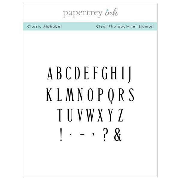 Papertrey Ink Classic Alphabet Stamp Set