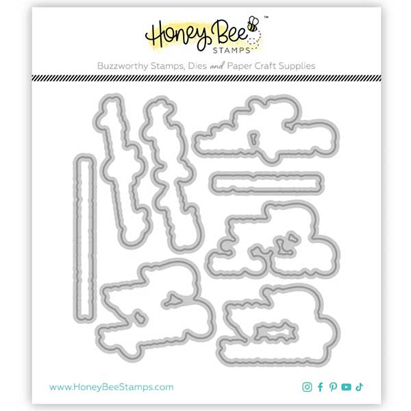 Honey Bee Stamps Warm Holiday Wishes Honey Cuts