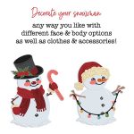 Honey Bee Stamps Lovely Layers: Vintage Snowman Honey Cuts