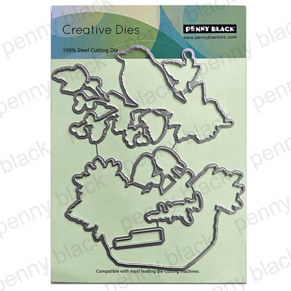 Penny Black Feathered Friendship Cut-Outs