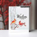 Penny Black Frosted Grove Cut Out