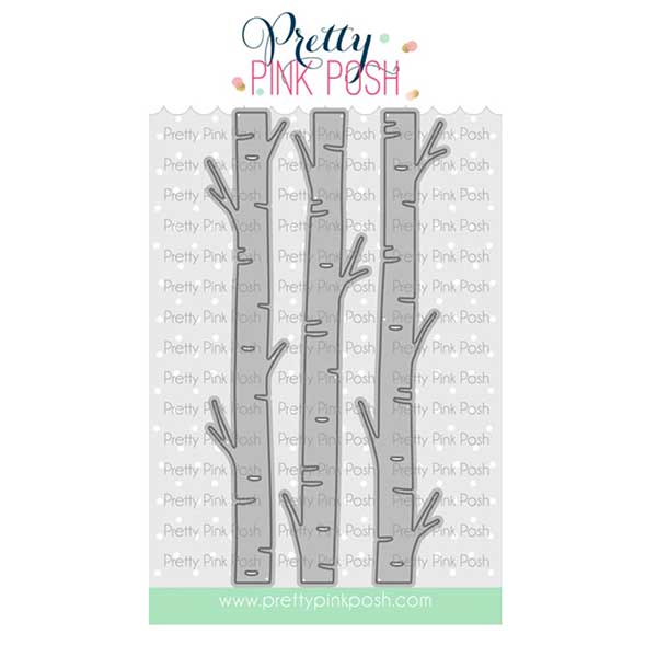 Pretty Pink Posh Birch Trees Dies