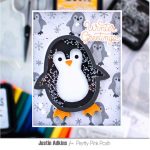 Pretty Pink Posh Penguin Shaker Dies