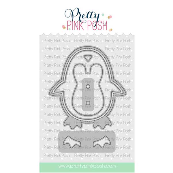 Pretty Pink Posh Penguin Shaker Dies