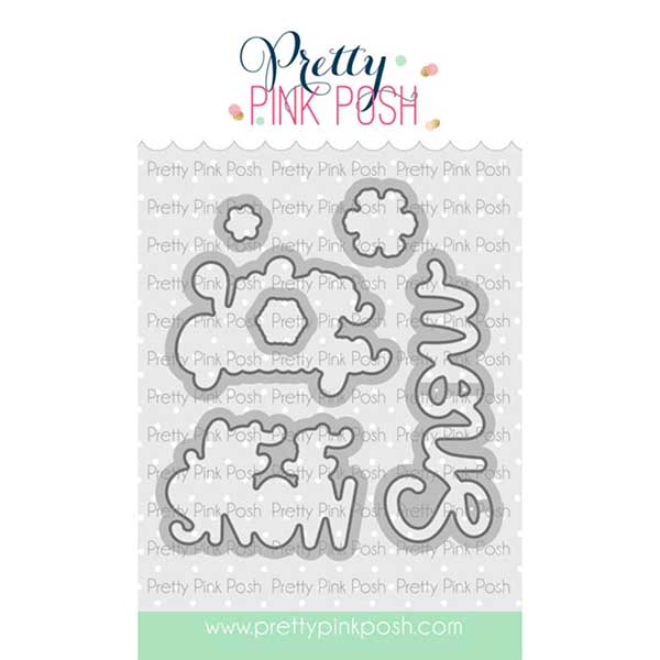 Pretty Pink Posh Let It Snow Coordinating Dies