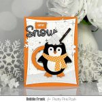 Pretty Pink POsh Snowy Hills Border Dies