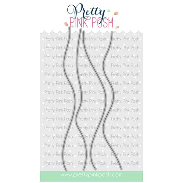 Pretty Pink Posh Snowy Hills Border Dies