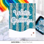 Pretty Pink Posh Winter Greetings Shadow Dies