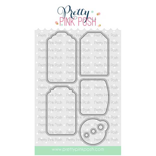 Pretty Pink Posh Winter Tags Coordinating Dies