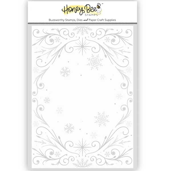 Honey Bee Stamps 3D Embossing Folder - Frosted Filigree