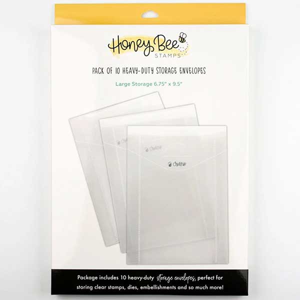 Honey Bee Stamps Bee Creative - Large Storage Pockets 6.75&quot; x 9.5&quot;