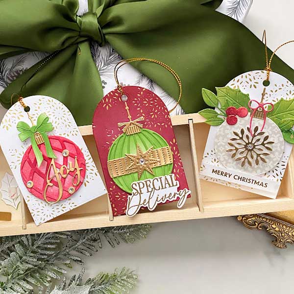 Papertrey Ink Holiday Tag: Elegant Ornament Dies