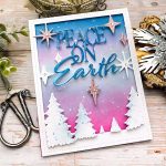 Papertrey Ink Cover Plate: Peace on Earth Dies