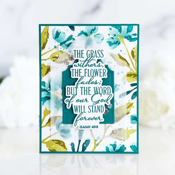 Papertrey Ink Reflections: Isaiah 40 Stamp