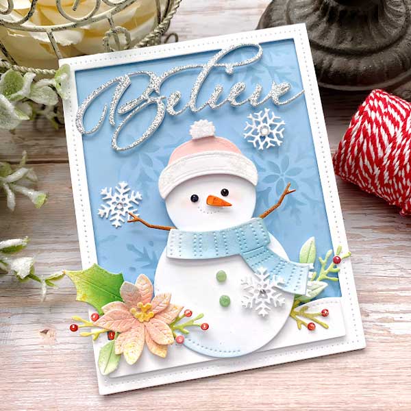 Papertrey Ink Cover Plate: Snowman Dies