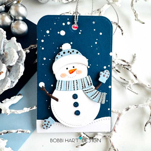 Papertrey Ink Holiday Tag: Snowman Dies