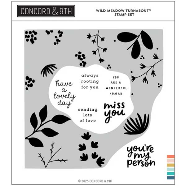 Concord &amp; 9th Wild Meadow Turnabout™ Stamp Set