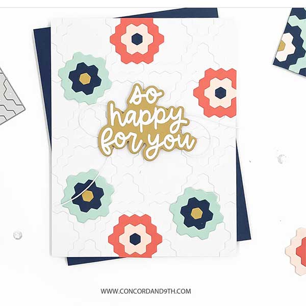 Concord &amp; 9th Friendly Phrases Stamp Set