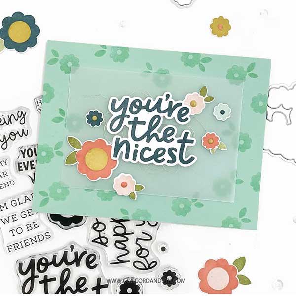 Concord &amp; 9th Friendly Phrases Dies