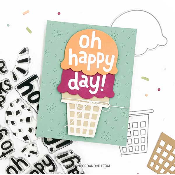 Concord &amp; 9th So Many Scoops Stamp Set