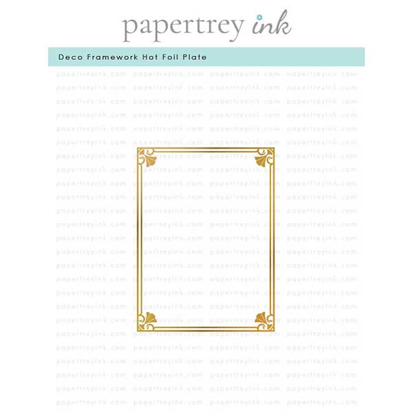 Papertrey Ink Deco Framework Hot Foil Plate