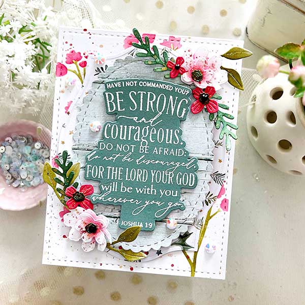 Papertrey Ink Reflections: Joshua 1 Stamp