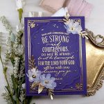 Papertrey Ink Reflections: Joshua 1 Dies