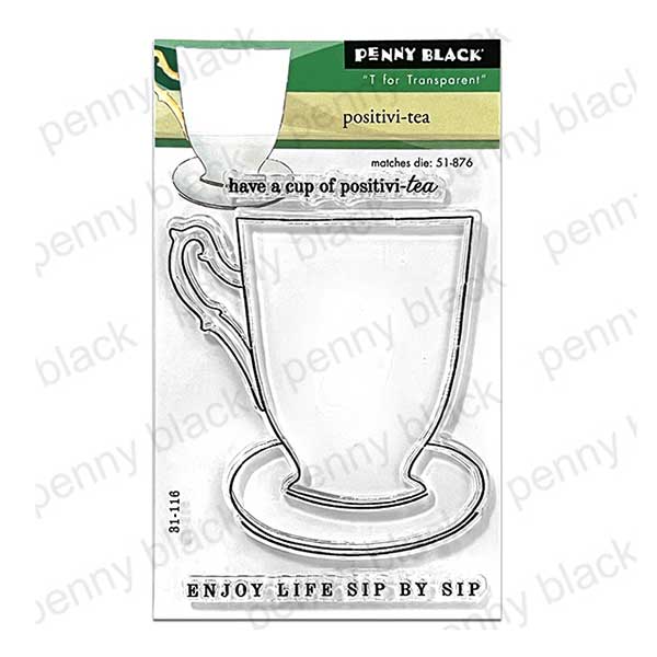Penny Black Positivi-Tea Stamp Set