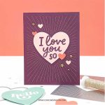 Concord & 9th Radiant Heart Stamp Set