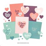 Concord & 9th Radiant Heart Stamp Set