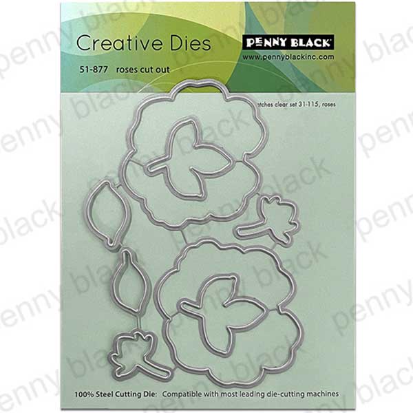 Penny Black Roses Cut Outs