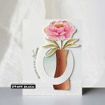 Penny Black Peonies Stamp Set