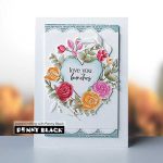 Penny Black Heart Petals Stamp Set