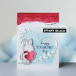 Penny Black Heart Hops Cut Out