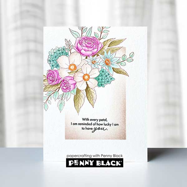 Penny Black Favorite Flowers Stamp Set