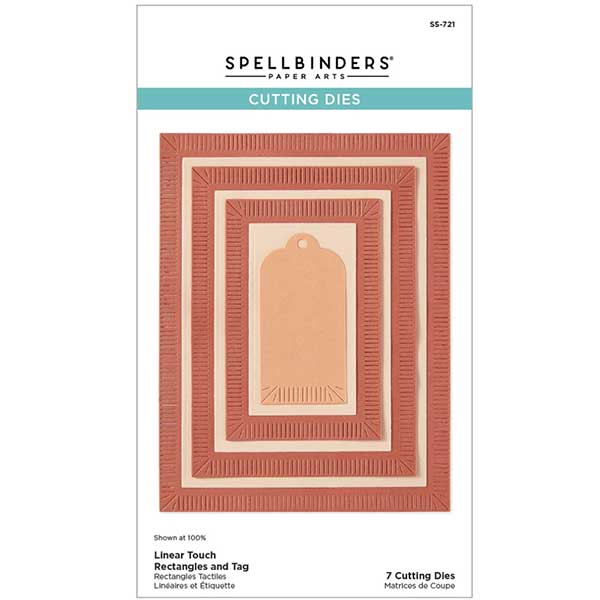 Spellbinders Linear Touch Rectangles and Tag Dies