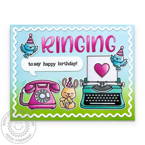 Sunny Studio Stamps Icing Rectangle Frame Dies