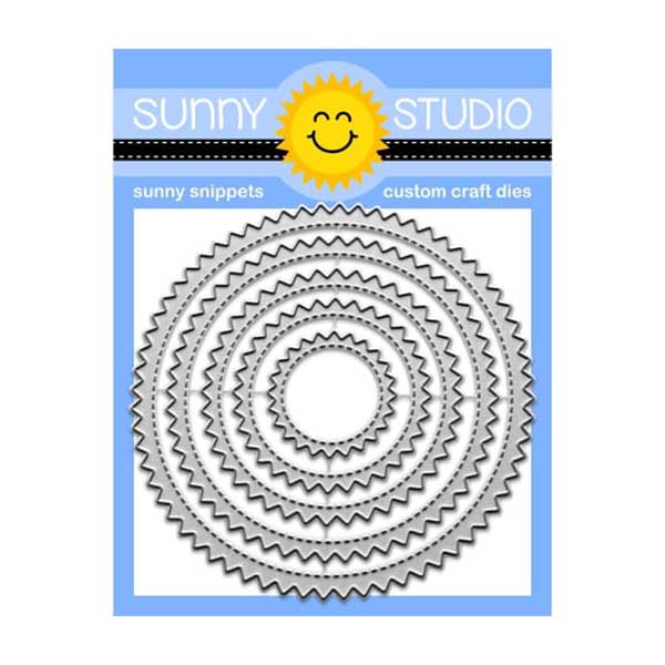 Sunny Studio Stamps Zig Zag Circles Dies