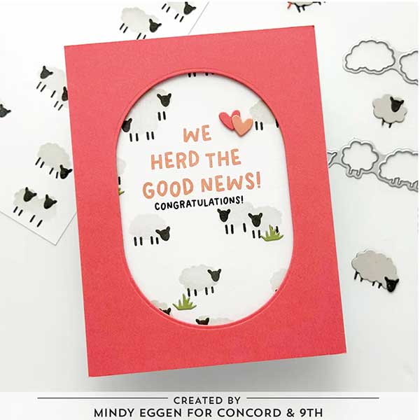 Concord &amp; 9th Happy Herd Stencil