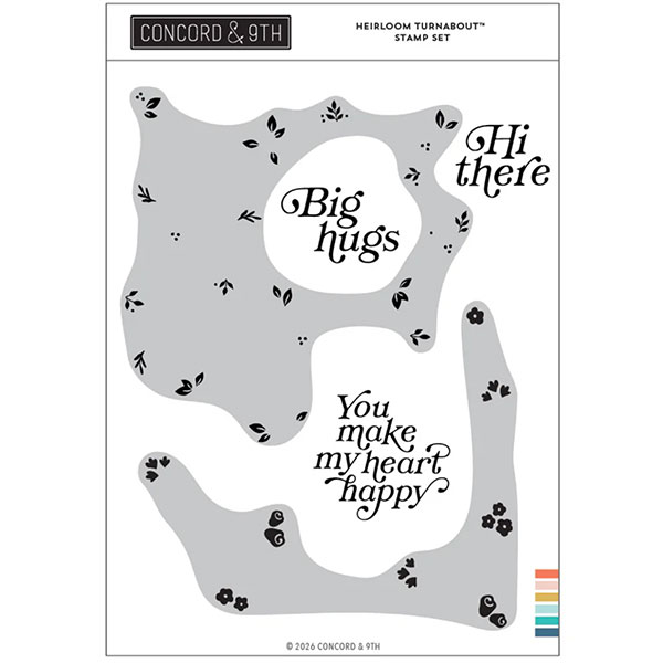 Concord &amp; 9th Heirloom Turnabout™ Stamp Set