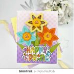 Pretty Pink Posh Daffodil Shaker Dies