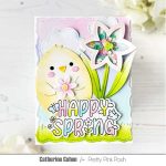 Pretty Pink Posh Easter Word Scenes Stamp