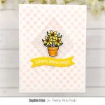 Pretty Pink Posh Potted Daffodils Dies