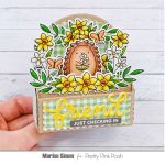 Pretty Pink Posh Potted Daffodils Stamp