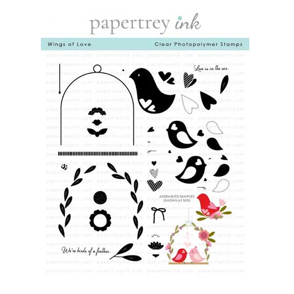 Papertrey Ink Wings of Love Stamp