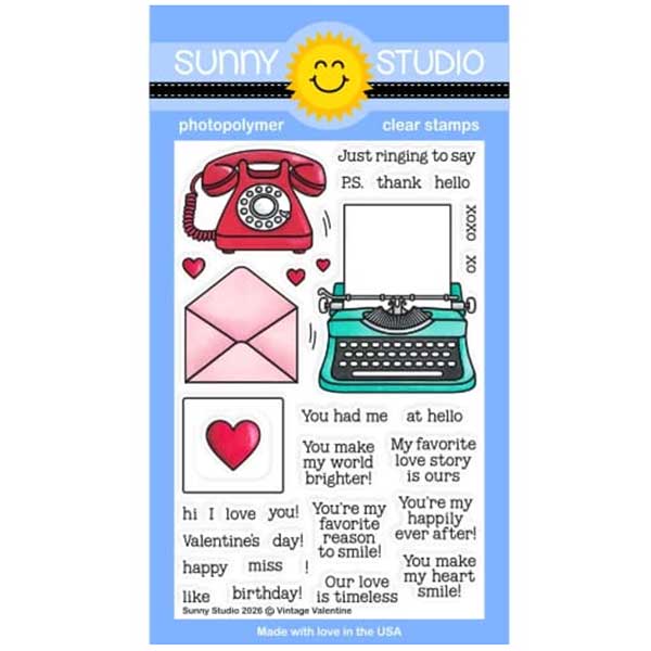 Sunny Studio Stamps Vintage Valentine Stamps