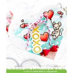 Lawn Fawn Heart Pouch Dotted Hearts Add-On Lawn Cuts