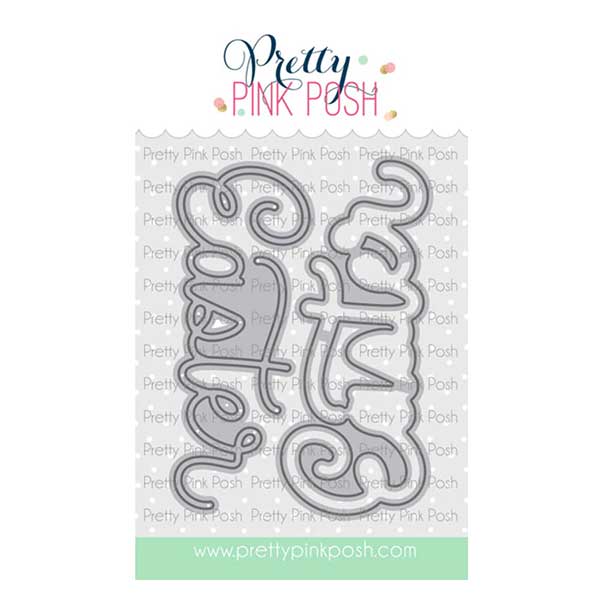 Pretty Pink Posh Large Easter Shadow Dies