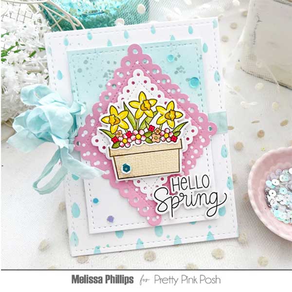 Pretty Pink Posh Eyelet Diamonds Dies