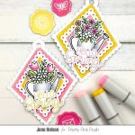 Pretty Pink Posh Eyelet Diamonds Dies